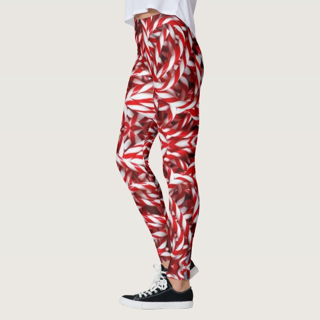 Leggings de Natal, Candy Cane (Esquerda)