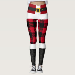 Leggings de Natal do Papai Noel