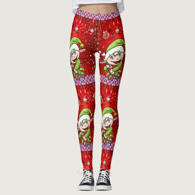 Leggings de Natal, Elf (Frente)