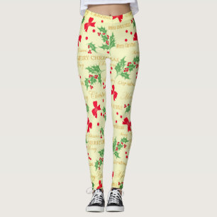 Leggings de Natal Feliz