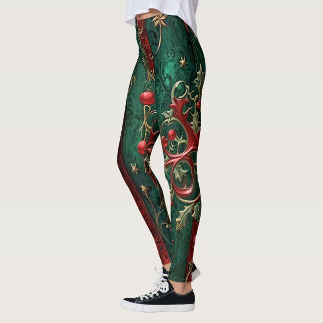 Leggings de Natal Gótico (Esquerda)