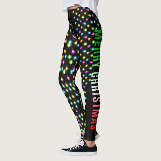 Leggings de Natal, luz de Natal