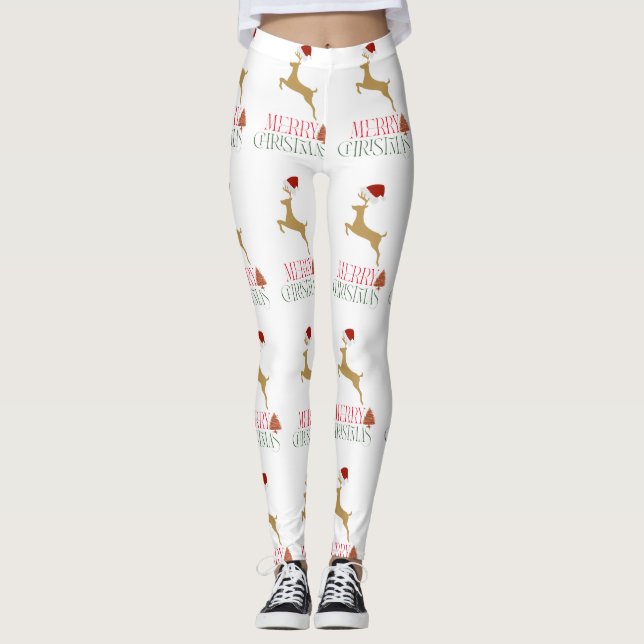 Leggings de Natal Modernos (Frente)