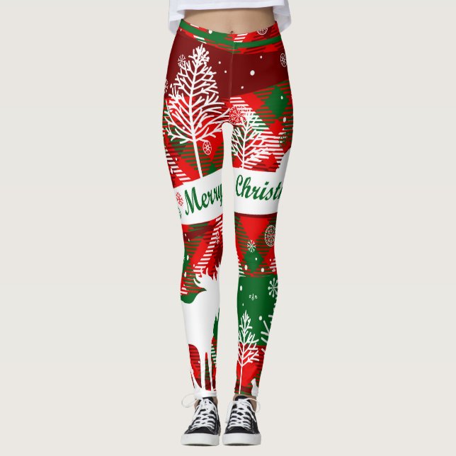 Leggings de Natal Muito Fofos (Frente)