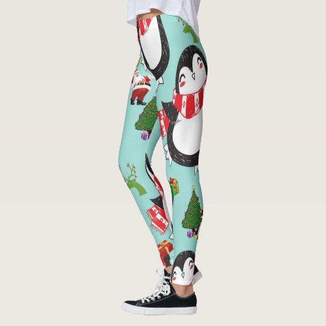 Leggings de Natal, Pinguim (Esquerda)