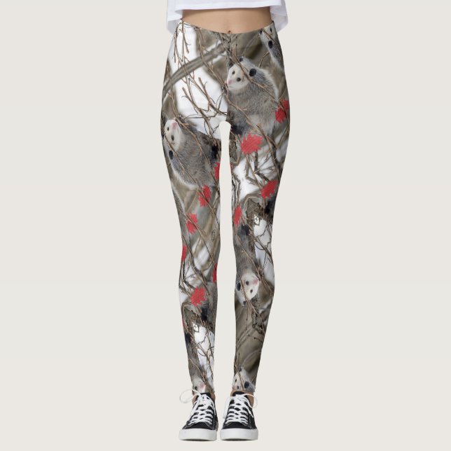 Leggings de Natureza de Gambá (Frente)