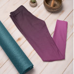 Leggings de Ombre de Cor de Tendência do outono<br><div class="desc">Na moda Berry Color leggings ombre sutis do outono e inverno de 2023/24, a coleção de cores de tendência oferece charme de eterno. Estas Leggings Ombre cor-de-rosa/púrpura apresentam um gradiente, desaparecendo do escuro no topo para a cor mais clara/mais clara nas pernas. A cor pode ser descrita como um tom...</div>
