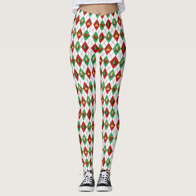 Leggings de Ouros de Natal (Frente)