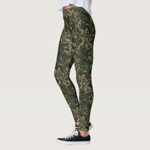 Leggings de padrão da Camouflage Flecktarn