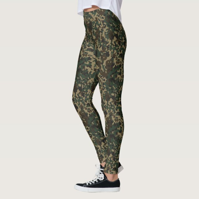 Leggings de padrão da Camouflage Flecktarn (Esquerda)