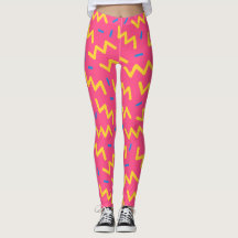 Leggings de padrão da Trendy 80s