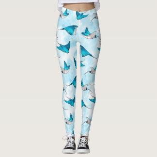 Leggings de padrão de fita
