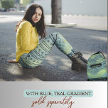 Leggings de Padrão de Gradiente Verde Azul<br><div class="desc">Descubra esta bela tendência com vários tons de leggings verdes azuis de gradiente com alguns padrões para meninas que gostam de algo especial, e moda para se destacar da multidão. Você encontrará um saco de cordas correspondente na mesma coleção de Malhação, Yoga e Running. O azul tem muitas cores, especialmente...</div>