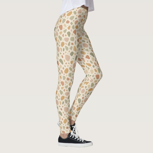Leggings de padrão inspiradas no Terrazzo (Direita)