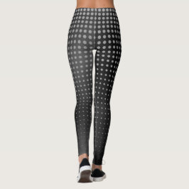 Leggings de padrão metálico