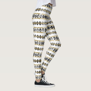 Leggings de padrões nativos americanos