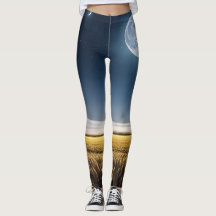 Leggings de Paisagem Únicas
