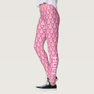 Leggings de Palavras Personalizadas da Fita de Con