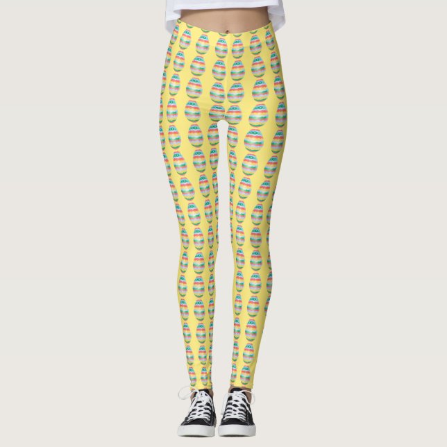 Leggings de páscoa As Calças De Ovos De Páscoa Per (Frente)