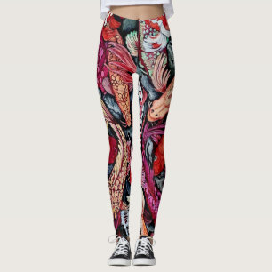 Leggings de Peixes Koi
