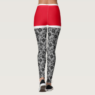 Leggings de peixes pretos