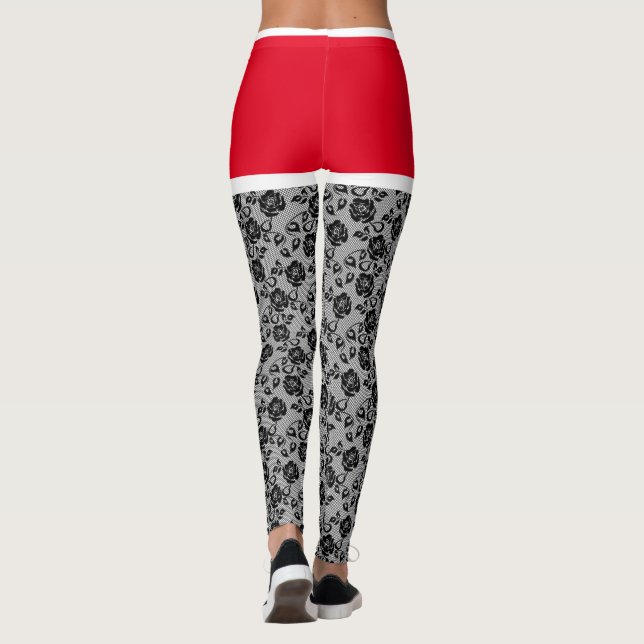Leggings de peixes pretos (Verso)