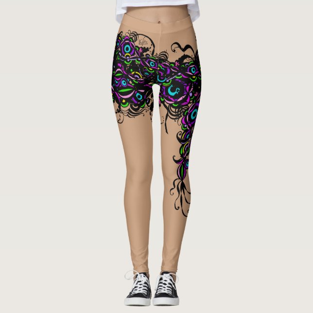 Leggings de pintura corporal (Frente)