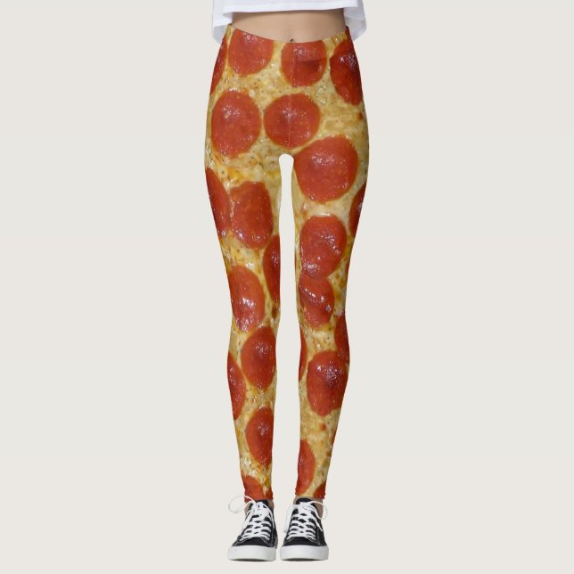 leggings de pizza de pepperoni (Frente)