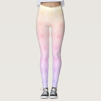 leggings de ponto pastel