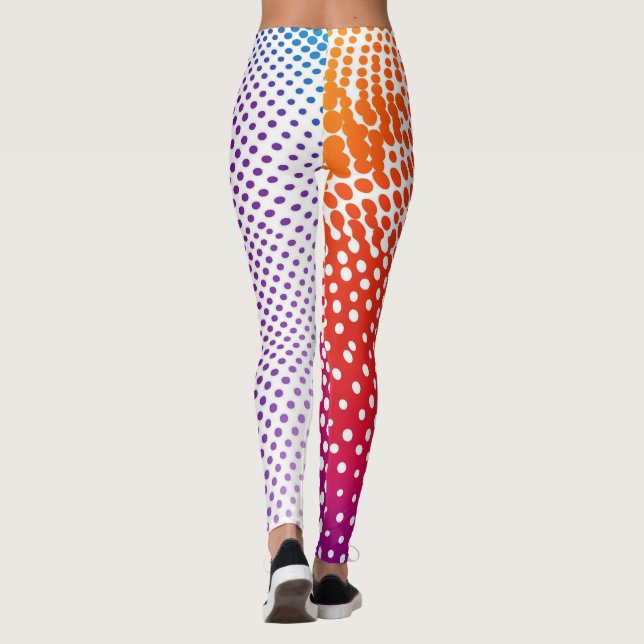 Leggings de pontos coloridos (Verso)
