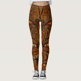 Leggings de Pop de Olhos de Gato