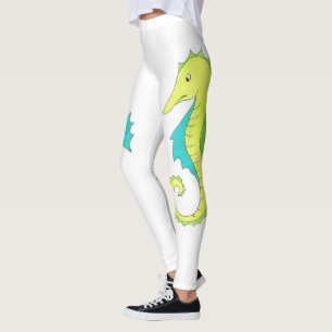 Leggings de praia no Oceano Oceânico Verde Azul