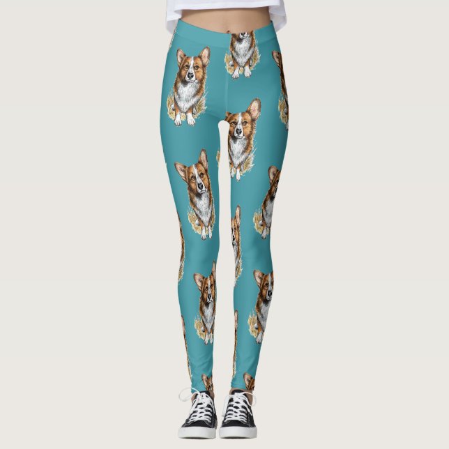 Leggings de Pup Corgi (Frente)