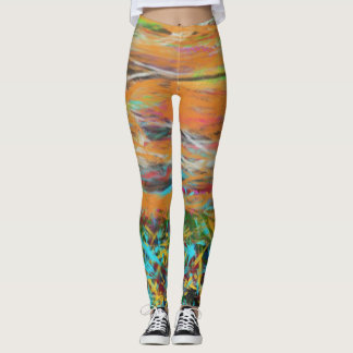 Leggings de realidade Abstrato do JP Artsy Ware