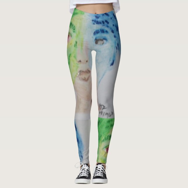 Leggings de repouso da natureza (Frente)