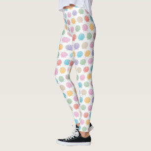 Leggings de Seashell de Clam Scallop Multicolores