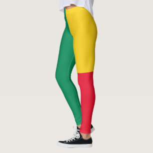 Leggings de Sinalizador Benim Patriótico