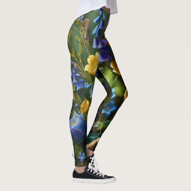 Leggings de Sinfonia Floral (Direita)