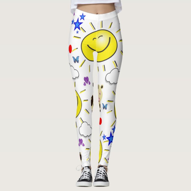 Leggings de Sol de Vaca (Frente)