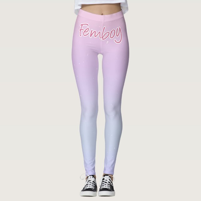 Leggings de Sonho Rosa para uma famosa moça (Frente)