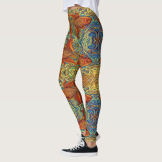 Leggings de sonhos de peixe - Bonito
