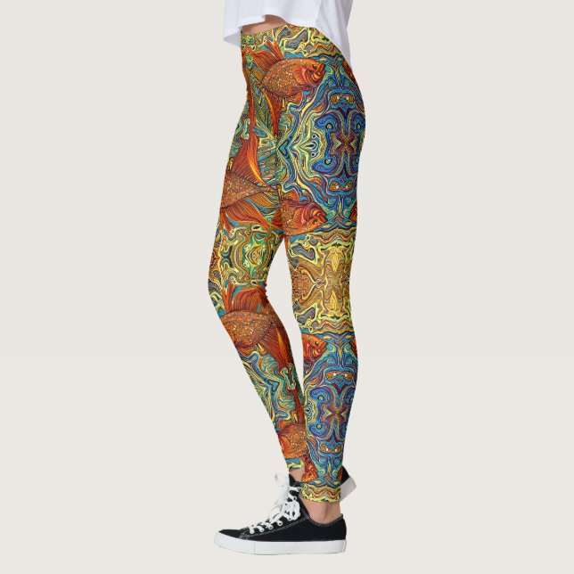 Leggings de sonhos de peixe - Bonito (Esquerda)