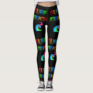 Leggings de Surf de Cavaleiro de Onda