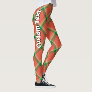 Leggings de Tartan de melancia