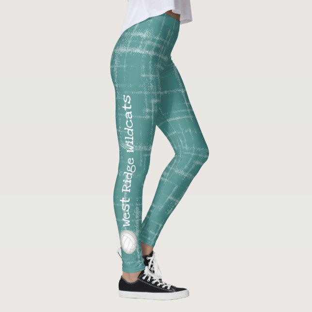 leggings de teal feminina (Direita)