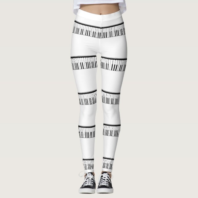Leggings de Teclado de Piano (Frente)