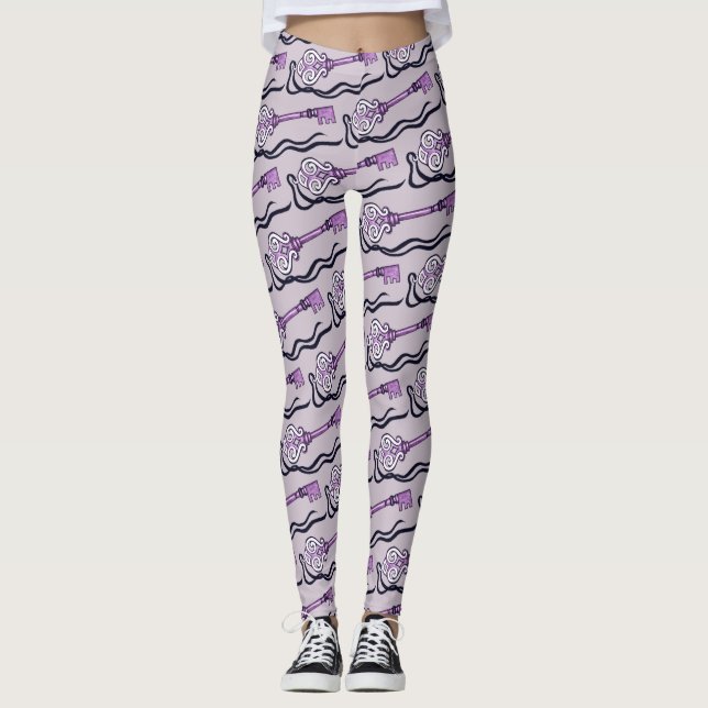 Leggings de teclas antigas (Frente)