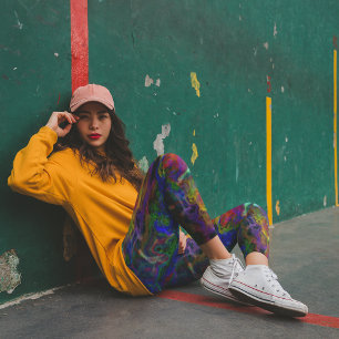 Leggings de tinta oleosa