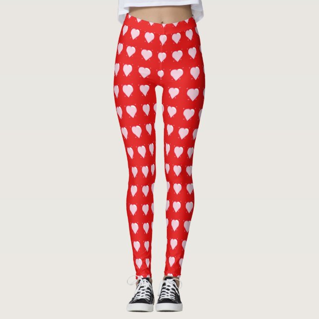 Leggings de todas as mulheres do coração (Frente)