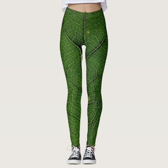 Leggings de Vein Folha (Frente)